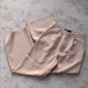 Missguided Blush Wide Leg Trousers